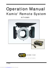Kino Flo Kamio KIT-KAM1 Operation Manual