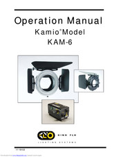 Kino Flo KAM6 Operation Manual