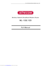 Sitecom WL-108 Full Manual