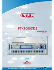 R.V.R. Electronica PTX1000DDS User Manual