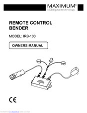 Maximum IRB-100 Owner's Manual