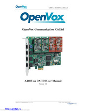 OpenVox A400E User Manual
