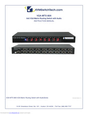 KVMSwitchTech VGA-MTX-88A Instruction Manual