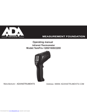 ADA INSTRUMENTS TemPro 2200 Operating Manual