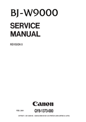 Canon BJ-W9000 Service Manual