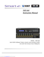 smart-e S4K-8x8 Instruction Manual