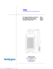 Teddington FD65 Installation And User Manual