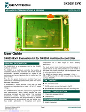 Semtech SX8651EVK User Manual