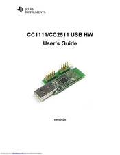 Texas Instruments CC1111 User Manual