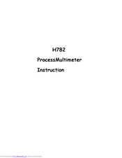 Huayi H782 Instructions Manual