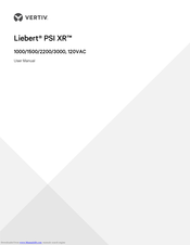 Vertiv Liebert PSI XR 3000 User Manual