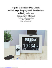 E-Pill 980689 Instruction Manual