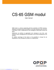 Opop CS-65 User Manual