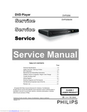 Philips DVP3356 Service Manual
