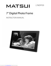Matsui L7MDPF09 Instruction Manual