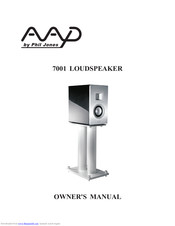 AAD 7001 Owner's Manual