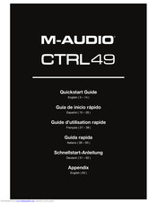 M-Audio CTRL49 Quick Start Manual