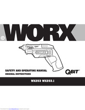 Worx WX253.1 Safety And Operating Manual