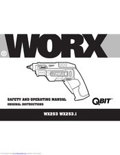 Worx WX253 Safety And Operating Manual
