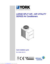 York VAC 40A Quick Installation Manual