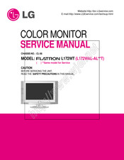 LG FLATRON L172WT Service Manual