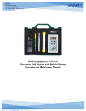 ENMET Formaldemeter htV-m Operation And Maintenance Manual