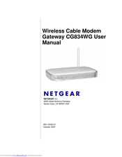 NETGEAR CG834WG User Manual
