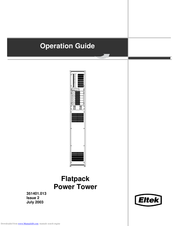 Eltek Flatpack Power Tower Operation Manual