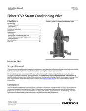 Fisher CVX Instruction Manual