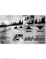 Ski-Doo Valmont 399ER 1971 Owner's Manual