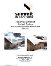 Summit Radiant Edge HotSlot Installation And Operation Manual