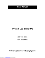 Voltronic Power Taurus UPS-20 User Manual