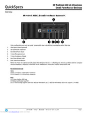 HP ProDesk 400 G2.5 Maintenance And Service Manual