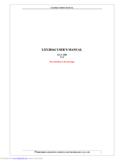 Linsn LXY28161 User Manual