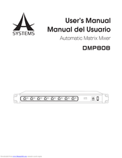 Asystems DMP808 User Manual