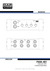 DAPAudio PMM-401 Manual