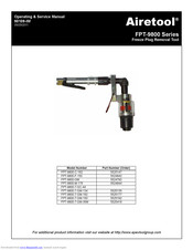 Airetool FPT-9800-C-162 Operating & Service Manual