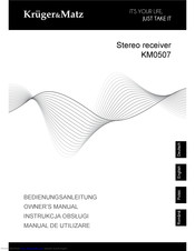 Kruger&Matz KM0507 Owner's Manual