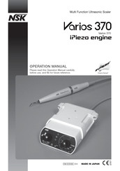 NSK Varios 370 Operation Manual