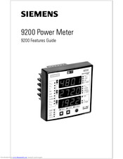 Siemens 9200 Features Manual
