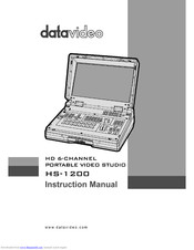 Datavideo HS-1200 Instruction Manual