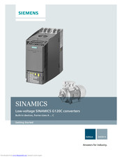 Siemens SINAMICS G120C Getting Started