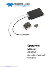 Teledyne Lecroy OE695G Operator's Manual