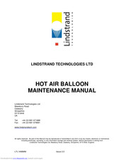 LINDSTRAND Series 1 210 Maintenance Manual