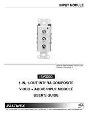 Altinex ISV30000 User Manual