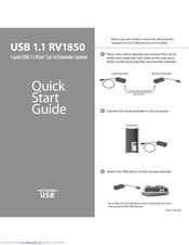 Extreme USB USB 1.1 RV1850 Quick Start Manual