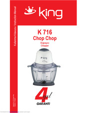 King K 716 Chop Chop Instruction Manual