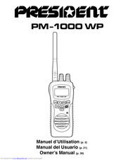 President PM -1000 WP Owner's Manual