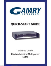 Gamry ECM8 Quick Start Manual