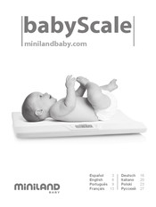 miniland baby 89187 Manual